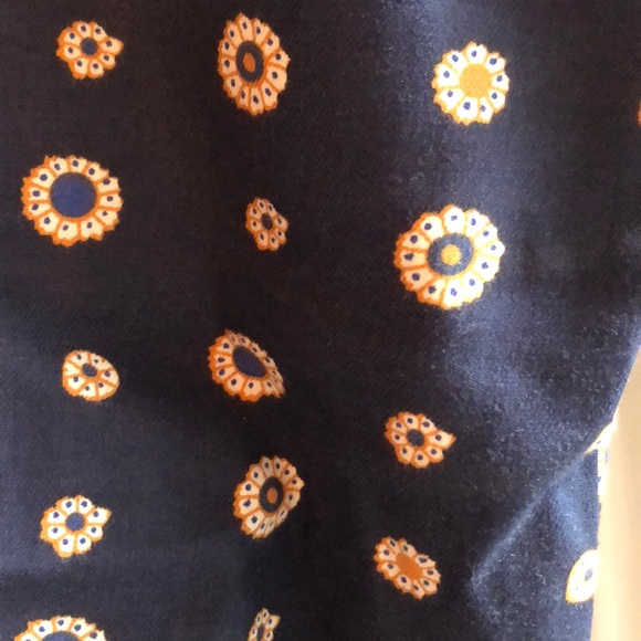 Navy printed work pants - Picture 2 of 6